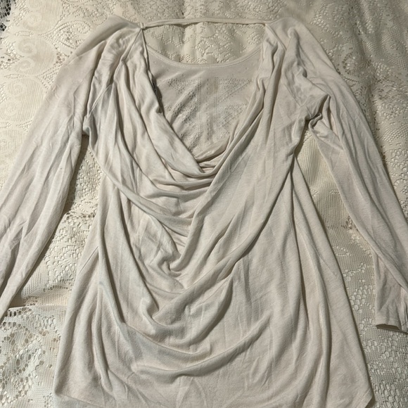 Aztec Blouse Long Sleeve Cowl Back Large - Picture 4 of 5